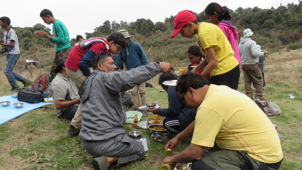 Lunch at Deoningali Dhap