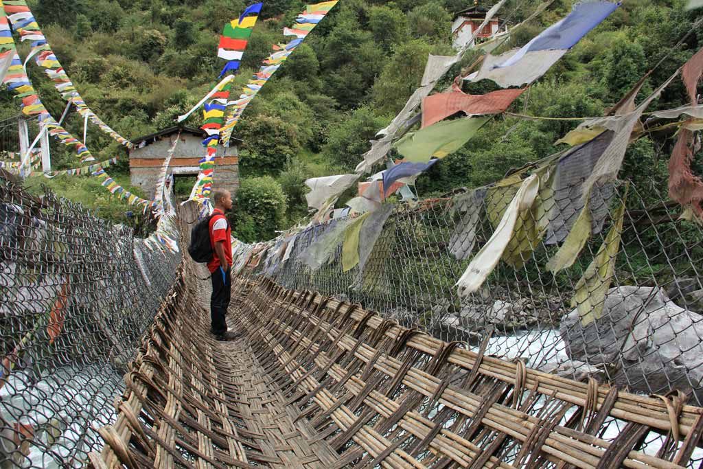 Chuksom bridge in Tawang 