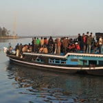 Majuli ferry over Brahmaputra river