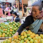 Meghalaya - Local market Shillong market - Bara bazaar