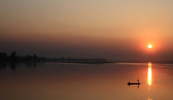 Brahmaputra sunset