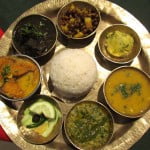 Traditional Assamese thali