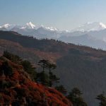 Views of Gorichan and Kangto from Tsomjuk