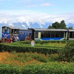 The Darjeeling Toy train at Batasia Loop