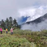 Hiking through thick forests on the Dibang Adventure