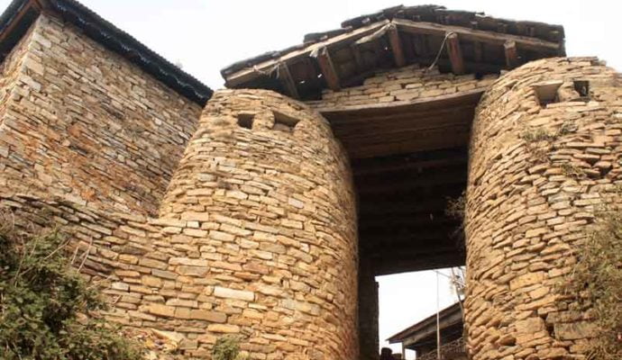Thembang fort in Dirang