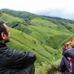 Enjoying views of Dzukou Valley