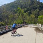 Riding through forested roads on East Arunachal cycling tour