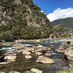 Views of Tashiyangtshey valley on East Bhutan tour
