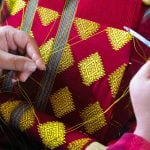 Silk weaving in Radhi village on the East Bhutan tour