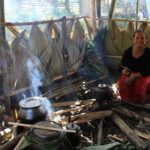 A traditional kitchen on the Galo cultural trek