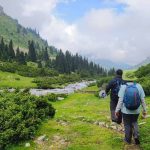 Trekking in the Tian Shan mountains on the Kyrgyzstan adventure