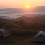 Campsite at Shnong Rim