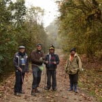 Forested route from Lagam to Chander