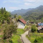 Panorama of Dzuleke village on Nagaland tour