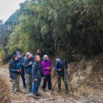 Participants on the red panda trail