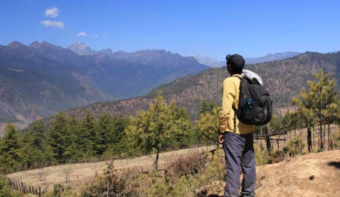 Views from the trans Bhutan trail