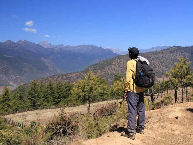 Views from the trans Bhutan trail