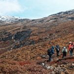 yambong-singalila-trek-03 Negotiating a ridge on the Yambong Singalila trek